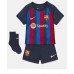 Barcelona Gerard Pique #3 Hjemmebanesæt Børn 2022-23 Kortærmet (+ Korte bukser)